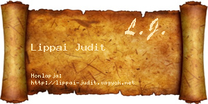 Lippai Judit névjegykártya