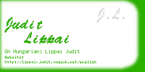 judit lippai business card